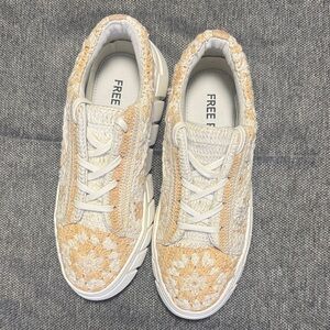Catch Me If You Can Crochet Sneakers by Free People